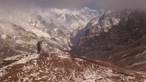 Annapurna South Stock Footage 99361475