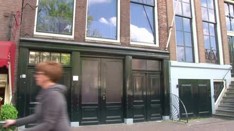 Anne Frank House Stock Footage 10701429