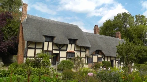 Anne Hathaway's Cottage Stock Footage 89108512