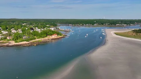 Annisquam village, Gloucester, Cape Ann, Massachusetts MA, USA Stock Footage 201822453