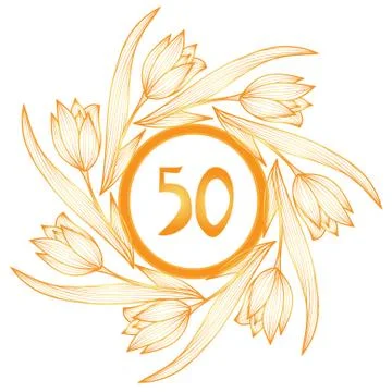 Anniversary banner Illustrazione stock
