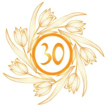 Anniversary banner Stock Illustration