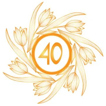 Anniversary banner Stock Illustration