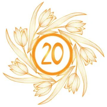 Anniversary banner Stock Illustration