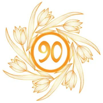 Anniversary banner Stock Illustration