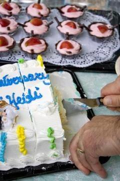 Anniversary Cake Stock Photos