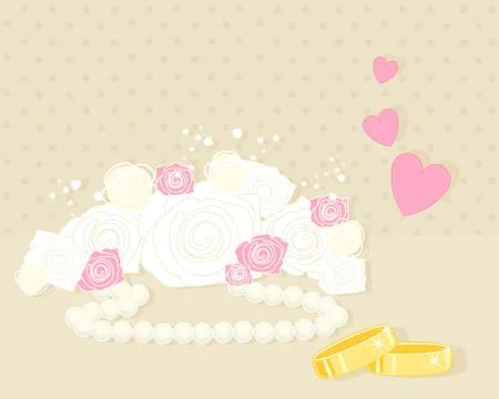 Anniversary card Stock Illustration
