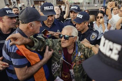 Anniversary Of Declaration Independence in Yerevan Foto stock
