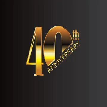 Anniversary design Stock Illustration