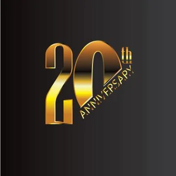 Anniversary design Stock Illustration