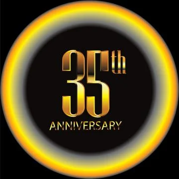 Anniversary design Stock Illustration