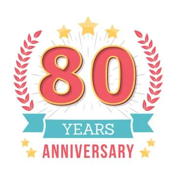 Anniversary Emblem Illustrazione stock