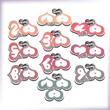 Anniversary Illustrazione stock