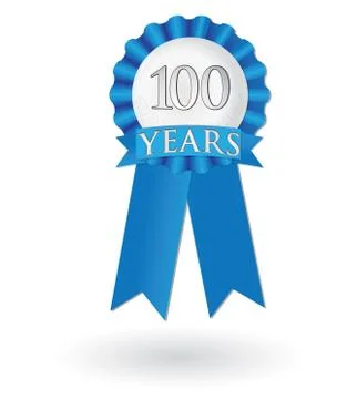 Anniversary ribbon Stock Illustration
