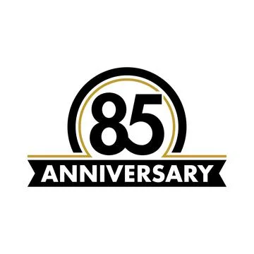 Anniversary vector unusual label. Seventieth anniversary symbol. Birthday Stock Illustration