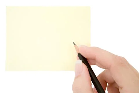 Annotations Isolated on a White Background Foto stock