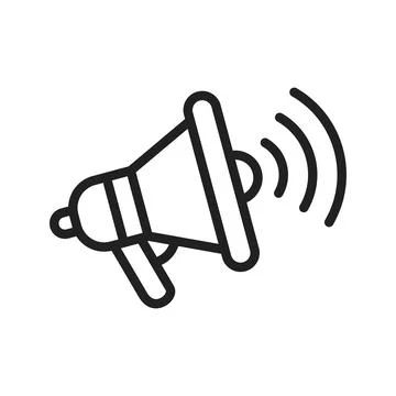 Announcement Icon Image. Stock Illustration