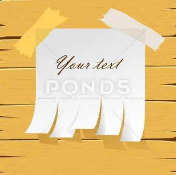 Announcement Stock Illustration