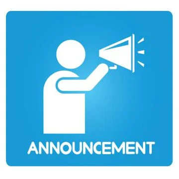 Announcement Stock Illustration