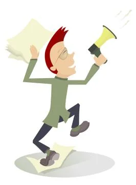 Announcement Stock Illustration