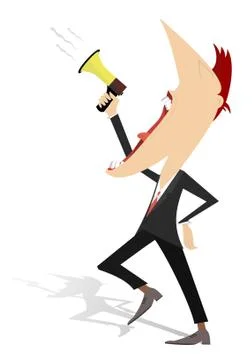 Announcement Illustrazione stock