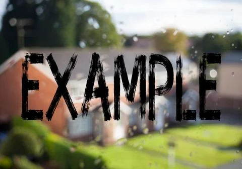 Announcement text caption showing Example. Business concept for Instance Illu 写真素材