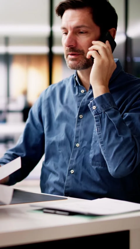 Annoyed By Broken Office Printer Toner Stock Footage 273784054