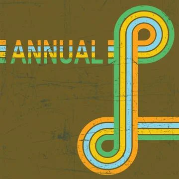 Annual background Stock Illustration