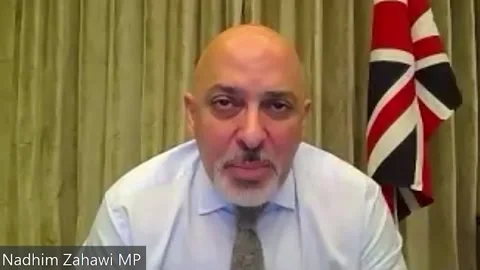 Annual Covid-19 vaccine programme under discussion - Nadhim Zahawi Vídeos de archivo 154690612
