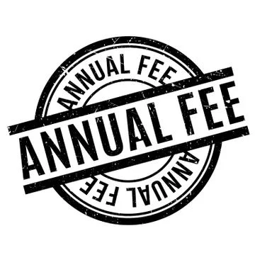 Annual Fee rubber stamp Stock Illustration