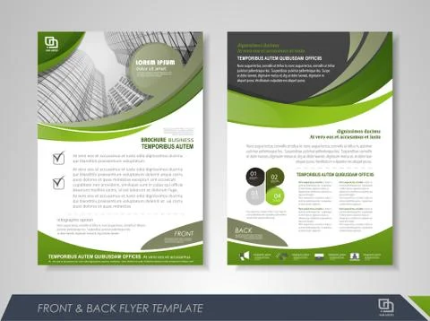 Annual report brochure Stock Illustration