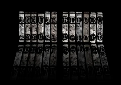 Annual report concept Stock Photos