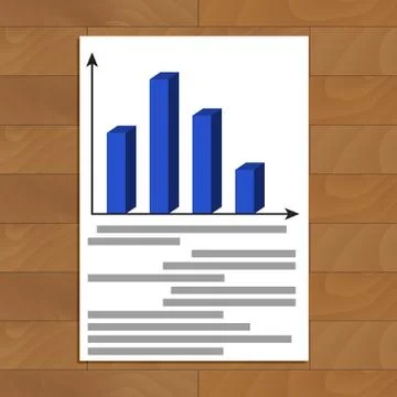 Annual report file Stock Illustration