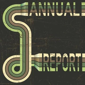 Annual report Stock Illustration