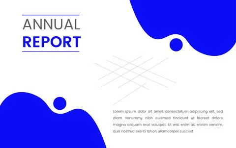 Annual report Stock Illustration