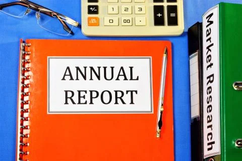 Annual report Stock Photos