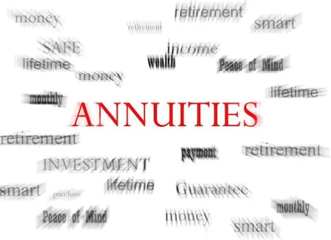 Annuities concept Stock Illustration