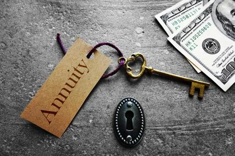 Annuity key Stock Photos
