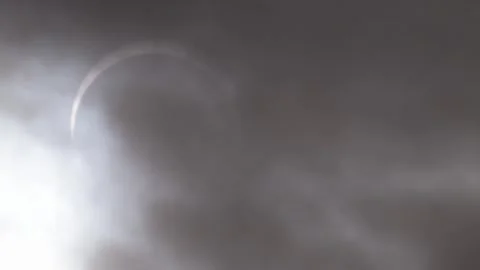 The Annular Solar Eclipse 2023 Stock Footage 253761962