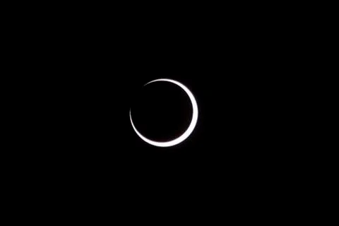Annular solar eclipse of 20th may 2012 in the u.s. Stock Photos