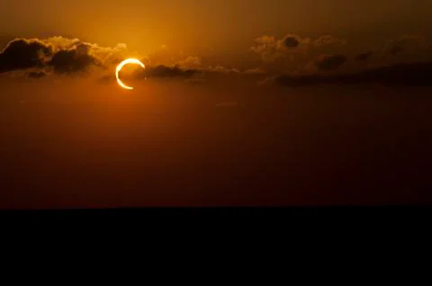 Annular Solar Eclipse Stock Photos