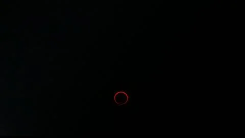Annular Solar Eclipse of the Sun in Hofuf, Saudi Arabia Stock Photos