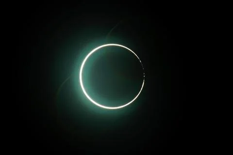 Annular Solar Eclipse in Taiwan, Chiayi - 21 Jun 2020 Stock Photos
