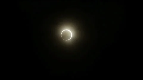 Annular Solar Eclipse: Third Contact Video stock 332478254