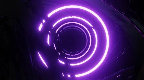 Annulus Metal Tunnel Stock Illustration