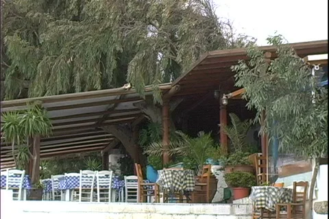 Ano Mera Cafe Vídeo Stock 816105