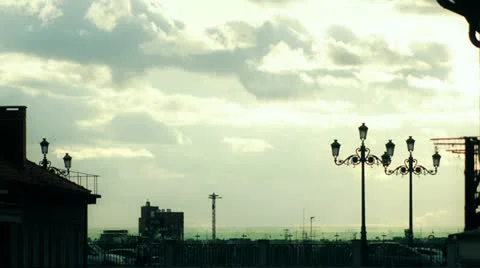 Anochece efecto color Stock Footage 10888484