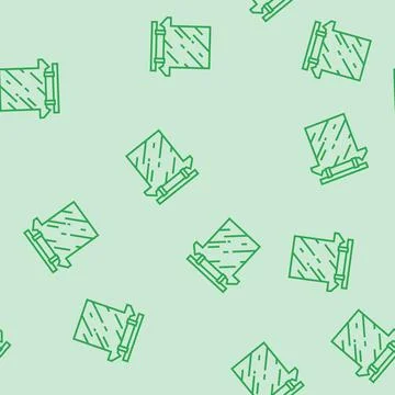 Anodes copper cast line seamless pattern Stock Illustration