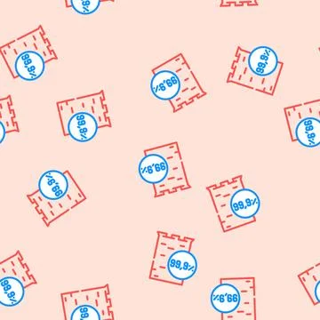 Anodes copper cast vector seamless pattern Stock Illustration