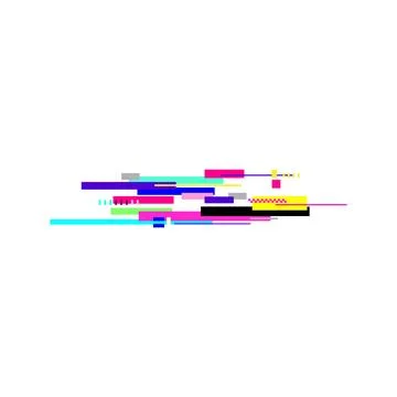 Anomaly glitch error cartoon vector illustration Stock Illustration